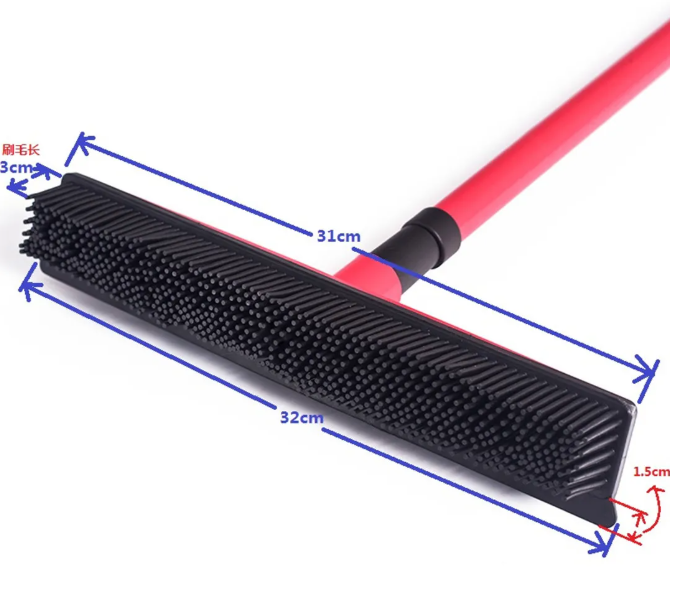 Pet hair removal mop