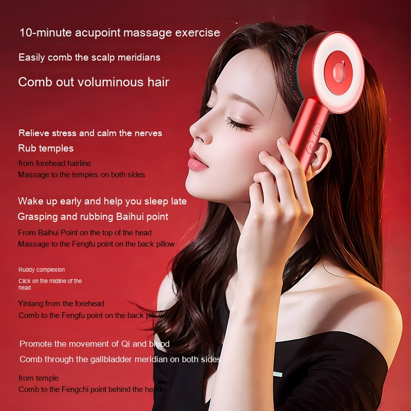 Comb scalp massager