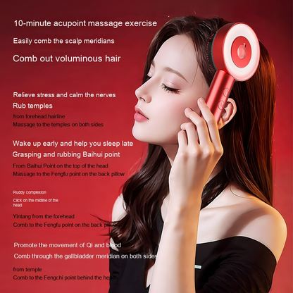 Comb scalp massager