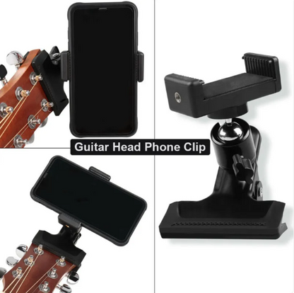 Phone guitar clip stand