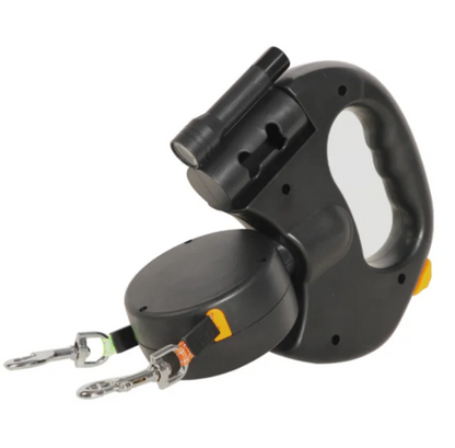 Auto double dog leash