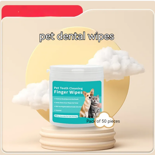 Pet cleaning gloves and wipes